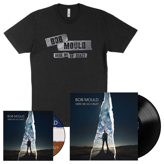 Here We Go Crazy CD + Vinyl + Shirt Bundle